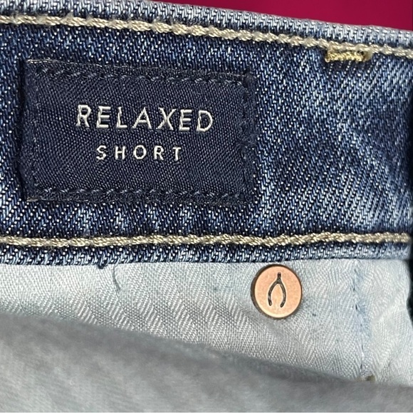 Lucky Brand Relaxed Blue Denim Short Medium Wash Size 8 / 29 - Picture 12 of 15